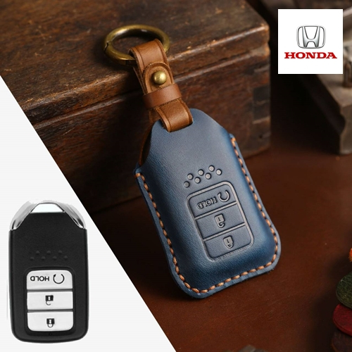 ซองหนังแท้ ใส่กุญแจรีโมทรถยนต์ รุ่นหนังกลับ Honda Civic Hatchback,City HB,WR-V2022-25