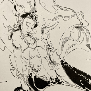 Mermaid โปสเตอร์ออกแบบโดยศิลปิน Sasitee ใช้ตกแต่งห้อง พิมพ์ร…