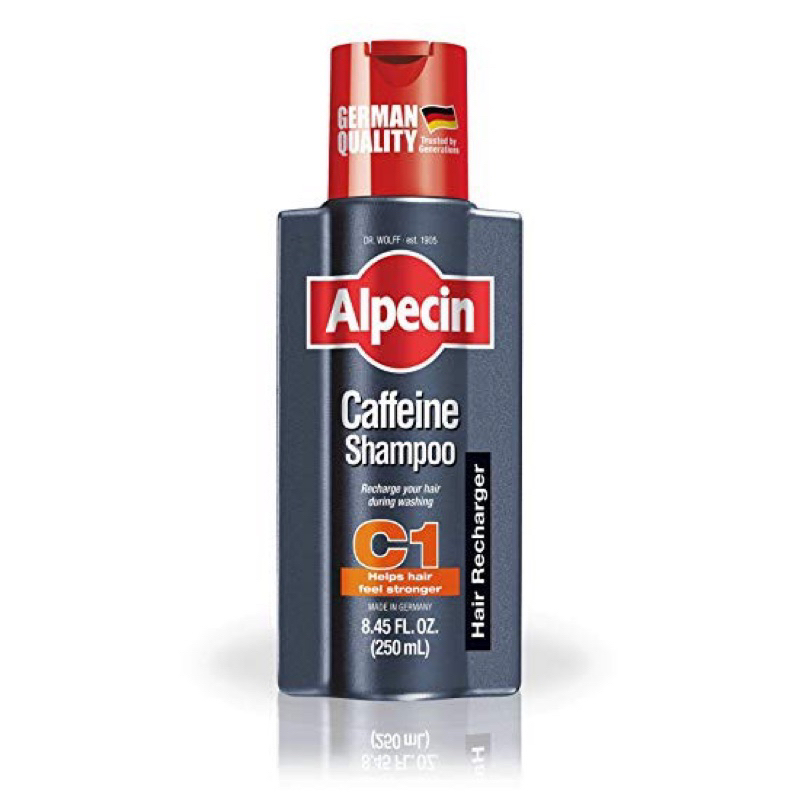 Alpecin Caffeine shampoo c1 250ml อัลเปซิน คาเฟอีน แชมพู ซี1 (250มล.) แชมพูป้องกันผมร่วง
