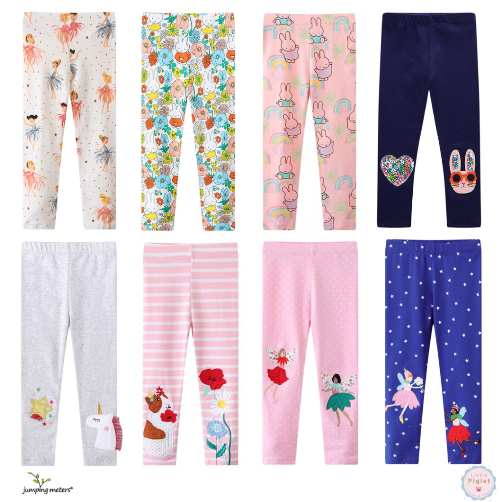 Little Piglet 🐷 พร้อมส่ง กางเกงเด็ก เลกกิ้งเด็ก สำหรับเด็กผู้หญิง ลายน่ารัก สีสันสดใส คุณภาพดี นุ่ม