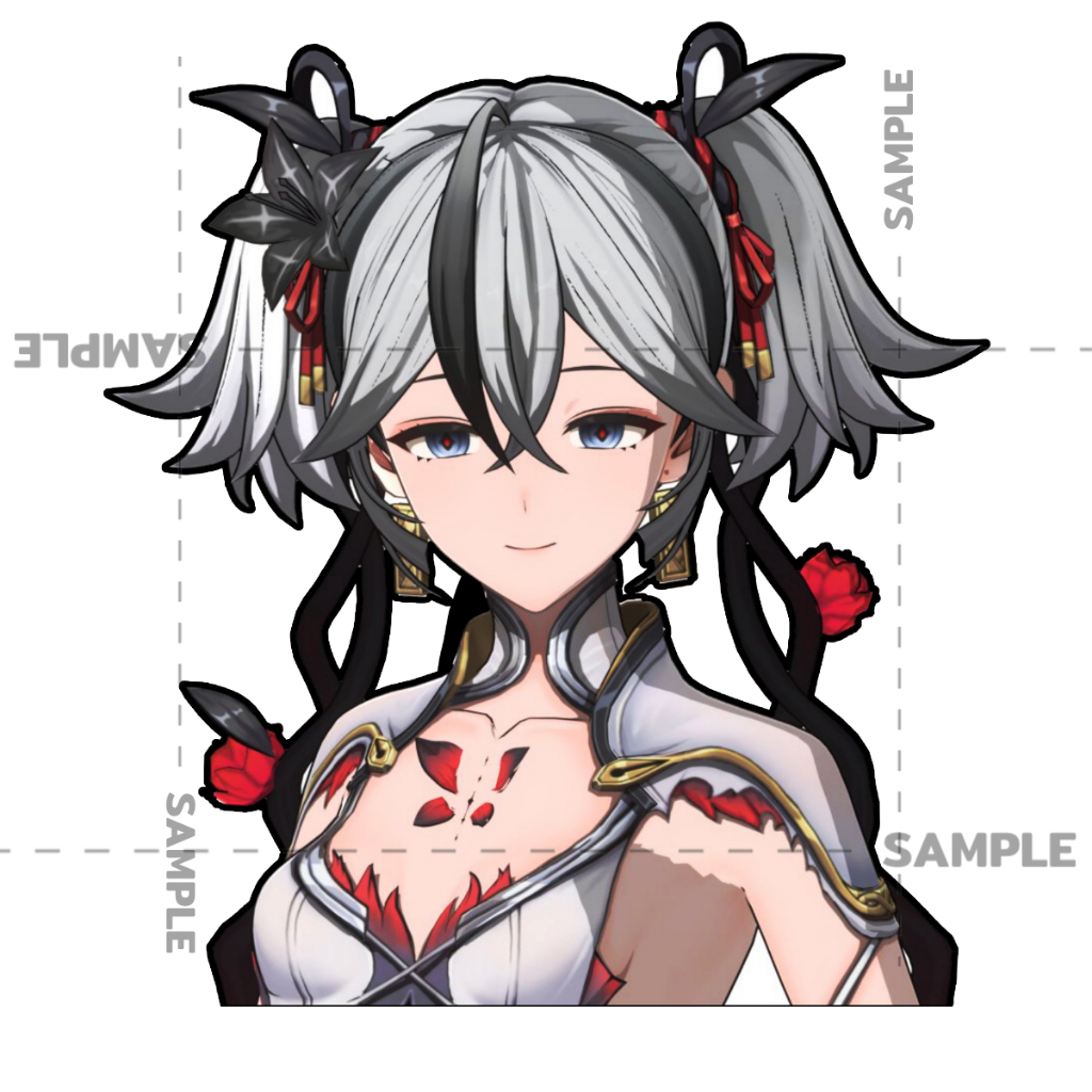 Wuthering waves Camellya สติ๊กเกอร์ 2 แผ่น Wuthering waves เกม Camellya stickers Wuthering waves