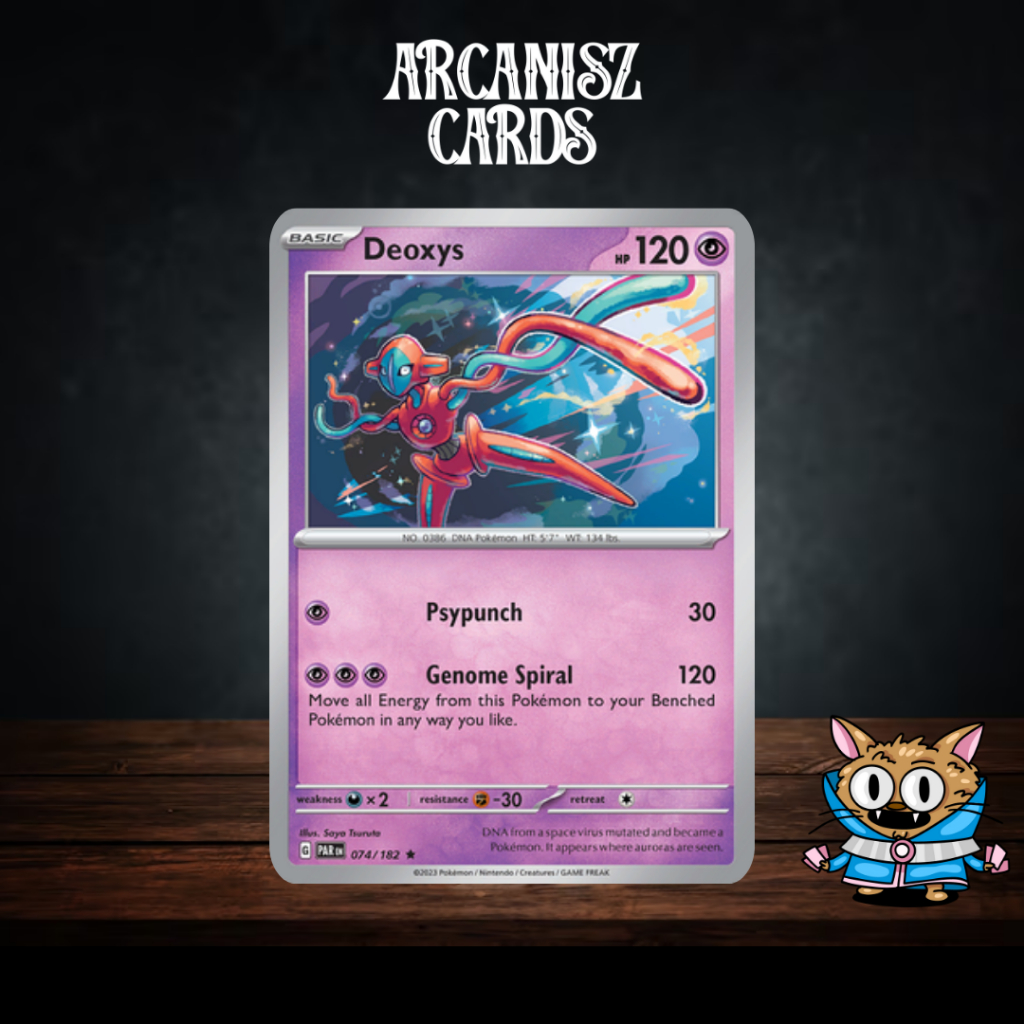 Paradox Rift Deoxys 074/182 การ์ดโปเกม่อนภาษาอังกฤษ