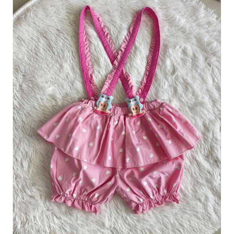 เอี๊ยมกางเกง Paul Frank, เสื้อผ้าเด็กแบรนด์ มือสอง สภาพใหม่