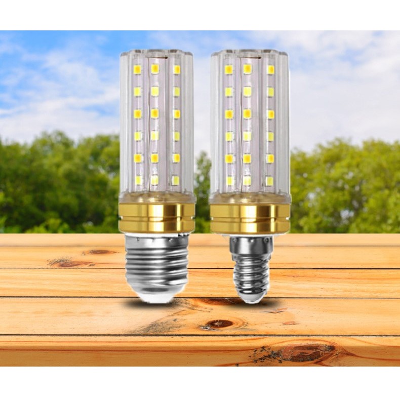 หลอดไฟ LED 12W/16W/20W/24W ขั้ว E27/ E14 - Day Light/ Warm white หลอดไฟ e27 หลอดไฟ e14 หลอดไฟข้าวโพด