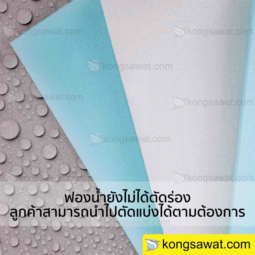 ฟองน้ำปลูกผัก ฟองน้ำเพาะกล้า 10 แผ่น ความหนาแน่น 9 และ 11 ปลูกผักไฮโดรโปนิกส์ ฟองน้ำไฮโดรโปนิกส์ ตราปลากัด
