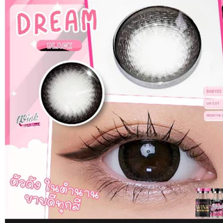 WINK Dream black คอนแทคเลนส์สีดำตาโต