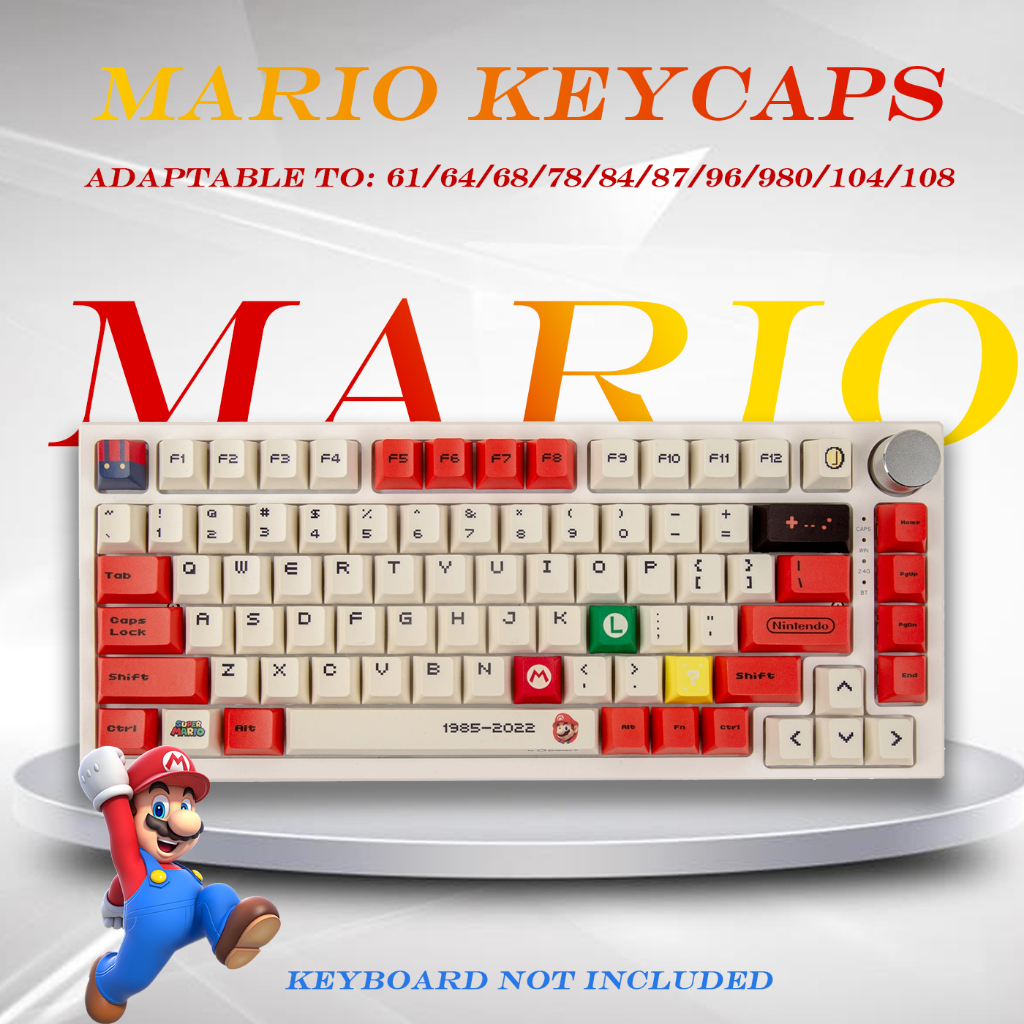 ⚡พร้อมส่งจากไทย⚡Kuromi แบบไทย keycaps PBT Keycap Sublimation Unique Cute