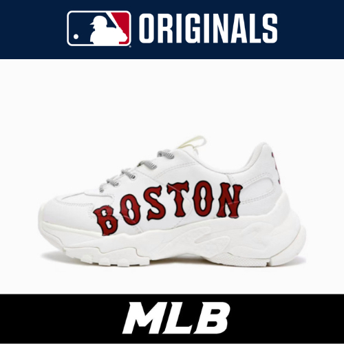 ของแท้ 100% MLB รองเท้าผ้าใบ boston รองเท้ารุ่น 32SHC2011-43I - สีขาว