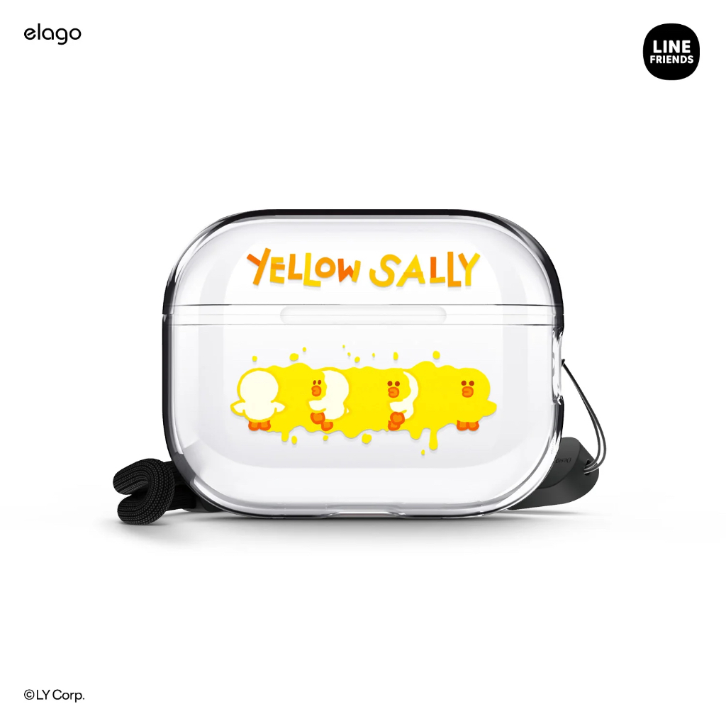 elago x LINE FRIENDS Yellow Sally Case for AirPods Pro 2 [2 Styles] ลิขสิทธิ์แท้จากตัวแทนจำหน่าย (สินค้าพร้อมส่ง)