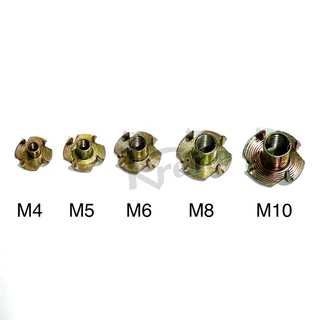 ทีนัท หัวน็อตไม้ หัวน็อตฝัง M4 - M10