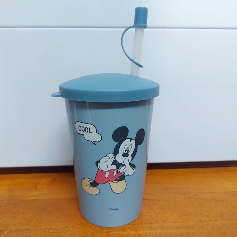 แก้ว Mickey Mouse ลิขสิทธิ์แท้ พร้อมหลอด