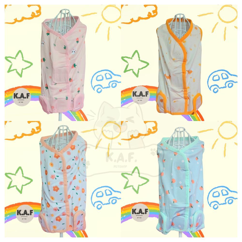 (HP15)เสื้อทำหมันสัตว์เลี้ยง กันเลียแผล ผ้ายืด นิ่ม สีสวย(พร้อมส่งจากไทย!!) ตรวจสอบขนาดก่อนสั่งด้วยน้า