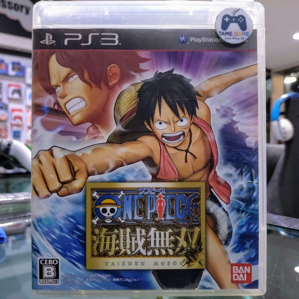 (ภาษาญี่ปุ่น) มือ2 PS3 One Piece Kaizoku Musou เกมPS3 แผ่นPS3 มือสอง (OnePiece Pirate Warriors 1)