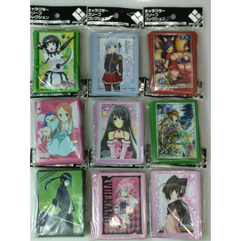 ซองสลีฟใส่การ์ดบัดดี้ไฟท์ Sleeve card anime (67×92 mm.) 60 ใบ