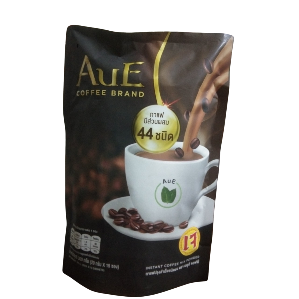 Aue coffee กาแฟเพื่อสุภาพมีส่วนผสม โสม ชั่งเฉ่า กระชายดำ รวม44 ชนิด ที่มีประโยชน์ต่อร่างกาย