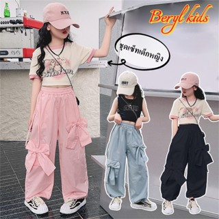 Beryl kids🌸ชุดเด็กหญิงแฟชั่น🎀ชุดสูทเด็กฤดูร้อน สไตล์เกาหลี เ…