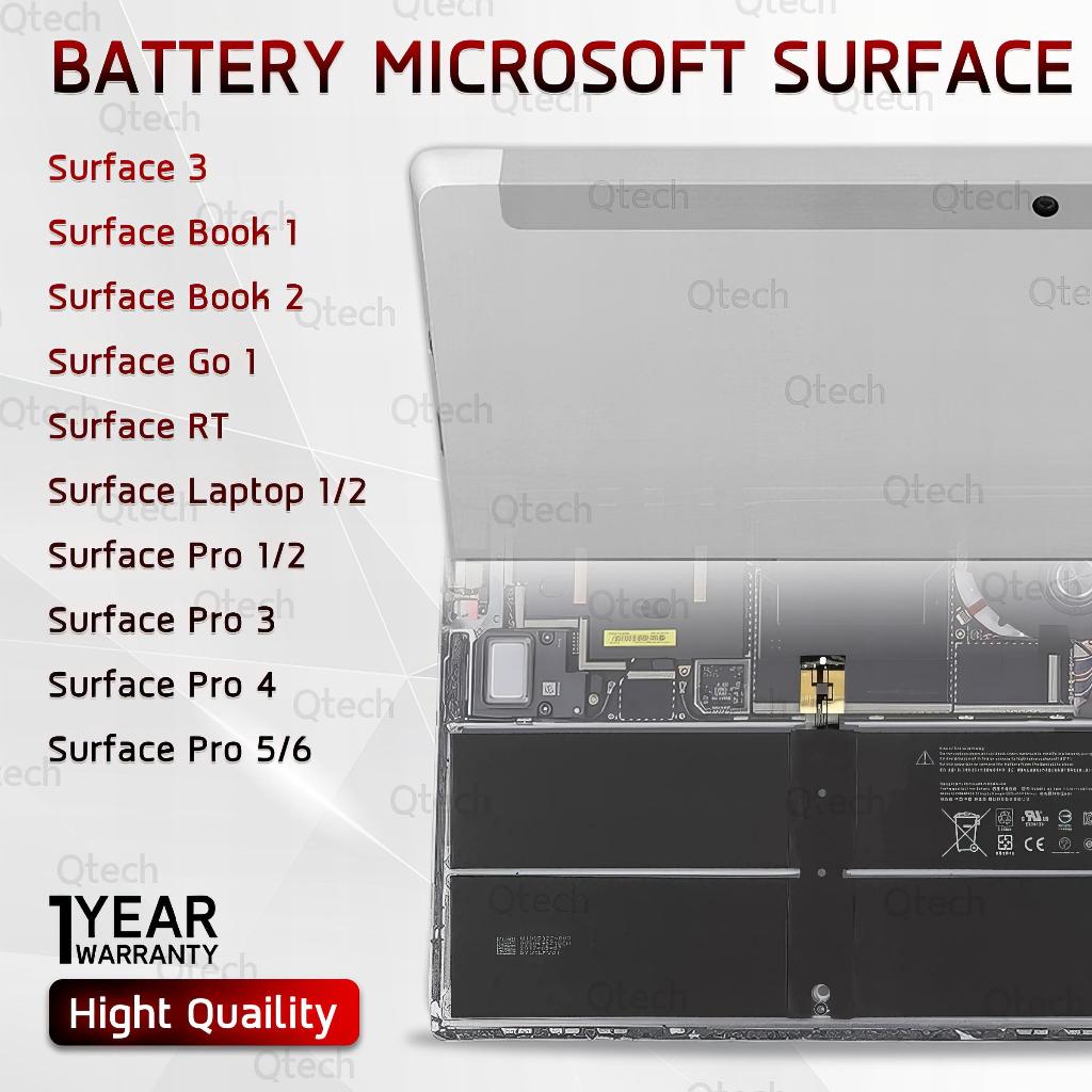 9Gadget - รับประกัน 1 ปี - แบตเตอรี่ Microsoft Surface 3 / Pro 1 2 3 4 5 6 / Book 1 2 / Go 1 2/ Lapt