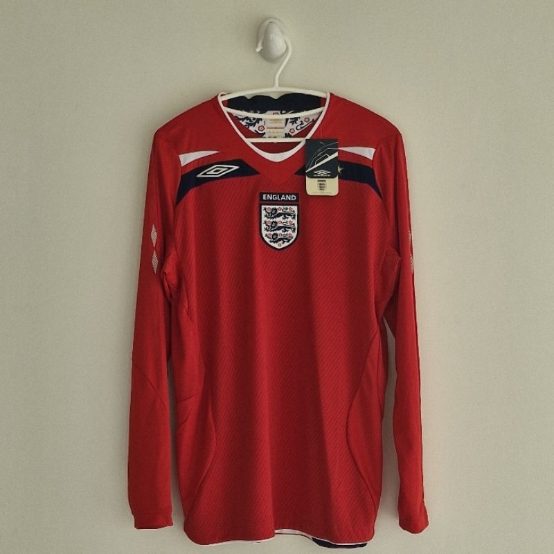 [New] UMBRO x England 2008-2010 Away Jersey Kit (Long Sleeve)