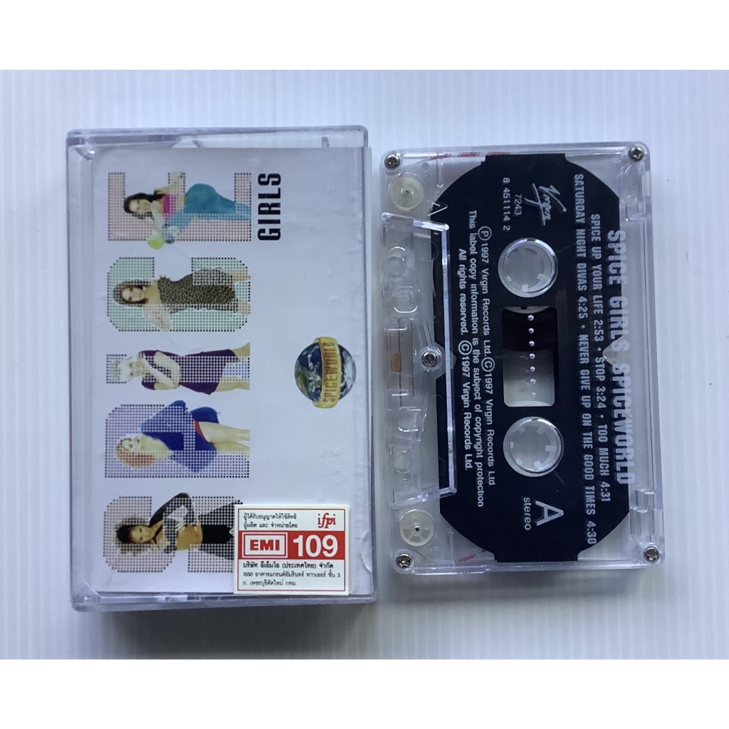 Cassette Tape เทปคาสเซ็ตเพลง Spice Girls อัลบั้ม Spice World ลิขสิทธิ์