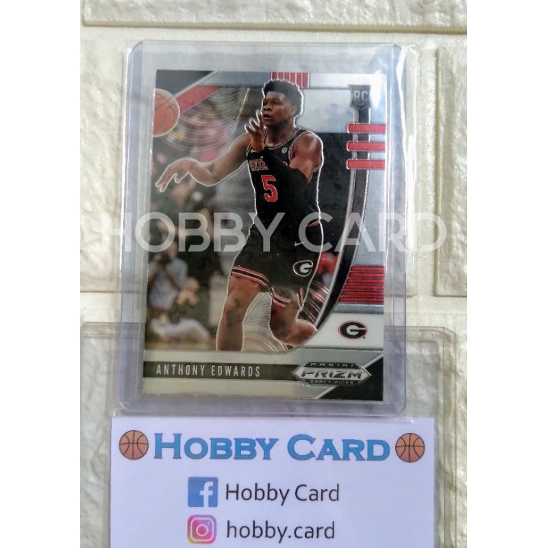 Hobby Card Panini Prizm RC Anthony Edwards Rookie DP Draft Picks พร้อมส่ง NBA Basketball การ์ดบาสเกต