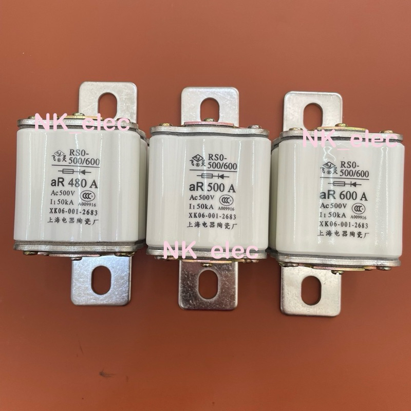 RS0-500/600 (RS3-600) ฟิวส์เซรามิก - 480A - 500A - 600A มีสินค้า พร้อมส่ง