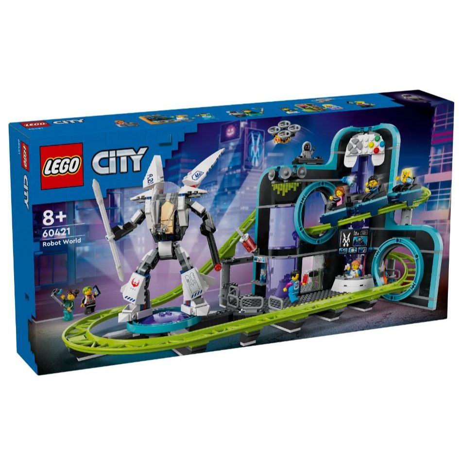 LEGO® City Robot World Roller-Coaster Park 60421