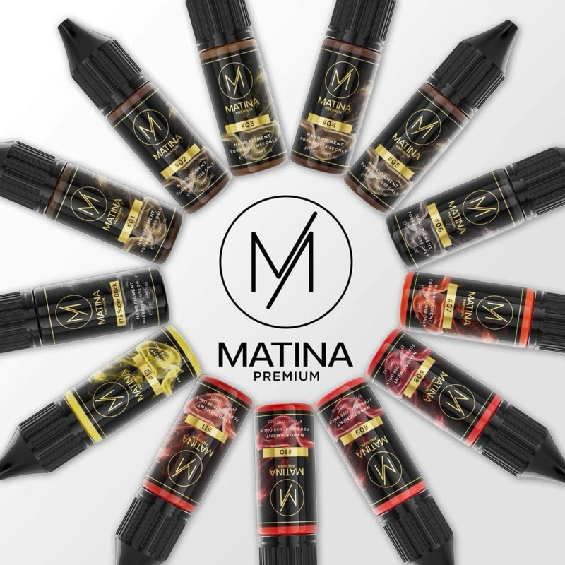ใหม่ สี Matina สูตรใหม่ล่าสุด สีมาติน่า ขนาด 15ml