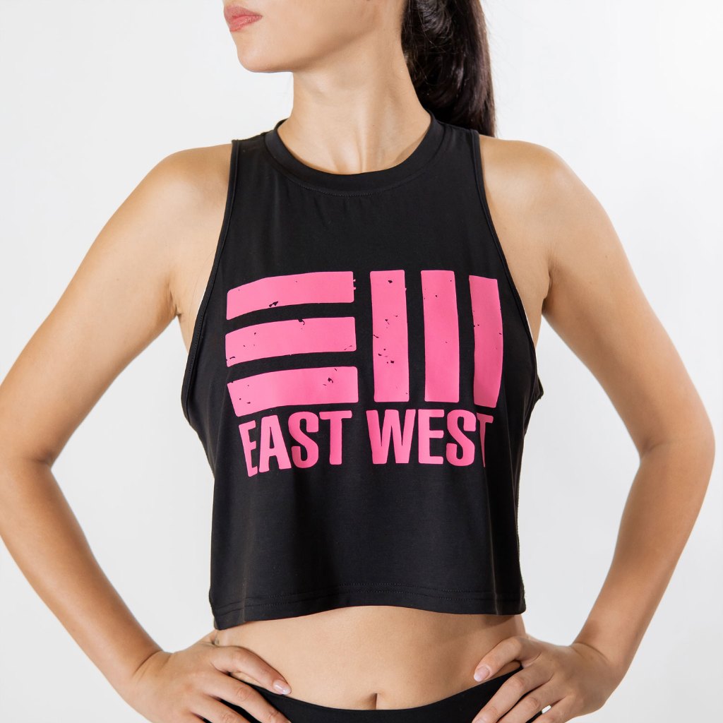เสื้อแขนกุด East West เสื้อกล้ามกีฬา ผู้หญิง SHUI TANK TOP WOMEN – BLACK PINK