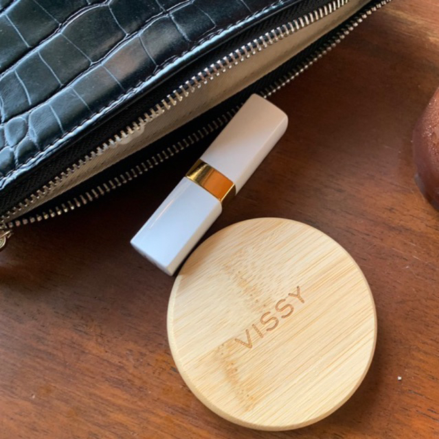 [VISSY] Vissy wood pocket mirror กระจกพกพา