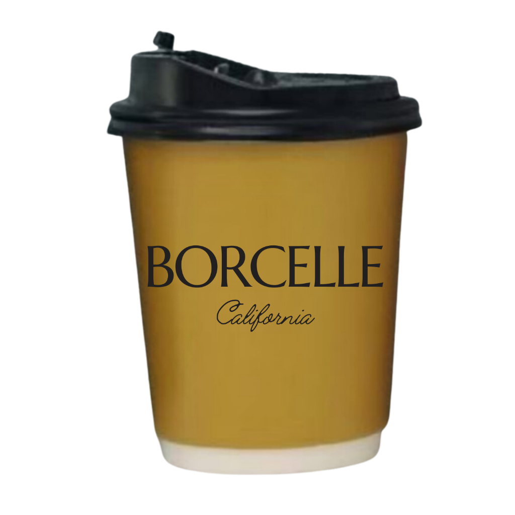 สกรีนแก้วกาแฟร้อน 8 ออนซ์ - กระดาษ 2 ชั้น (Double Wall Cup) ราคาถูก คุณภาพดี จำนวน 250 ใบ + ฝา