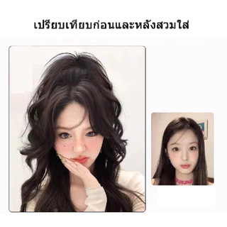 🔥จัดส่งจากประเทศไทย🔥วิกผมหางม้าธรรมชาติ ผมหางม้าสูง แบบคลิปหนีบ สําหรับผู้หญิง แฮร์พีชผมปลอมธรรมชาติดูมีวอลลุ่ม