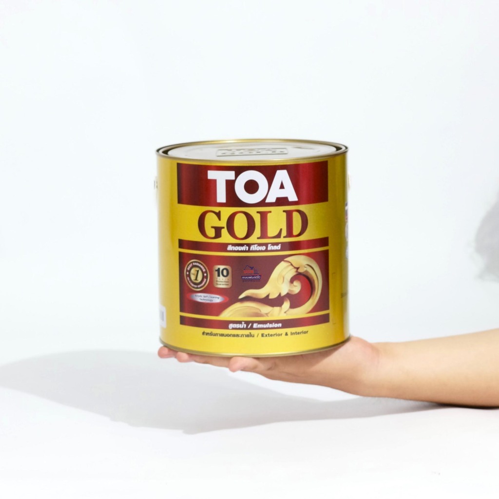 TOA สีทอง ทีโอเอ โกลด์ สีทองคำอะคริลิกสูตรน้ำ TOA Gold Water Base Paint (GW919)