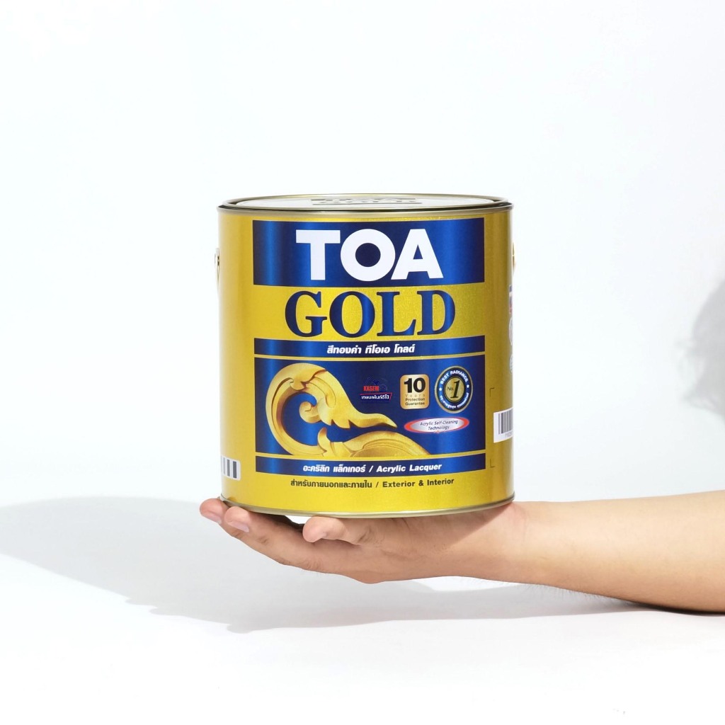 TOA ทีโอเอ สีทอง ทีโอเอ โกลด์ สีทองคำสูตรอะคริลิกแล็กเกอร์ TOA Gold Acrylic Lacquer Paint (GL123 )