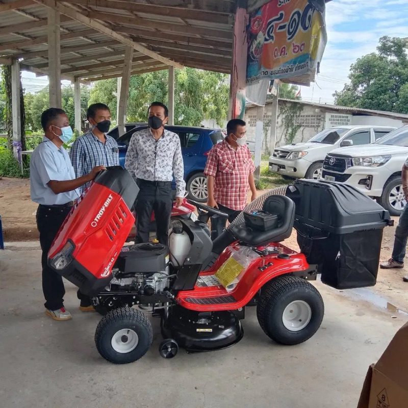 Lawn mower Troy bilt bronco 19hp รถตัดหญ้านั่งขับพร้อมถังเก็บหญ้า นำเข้าจากอเมริกา