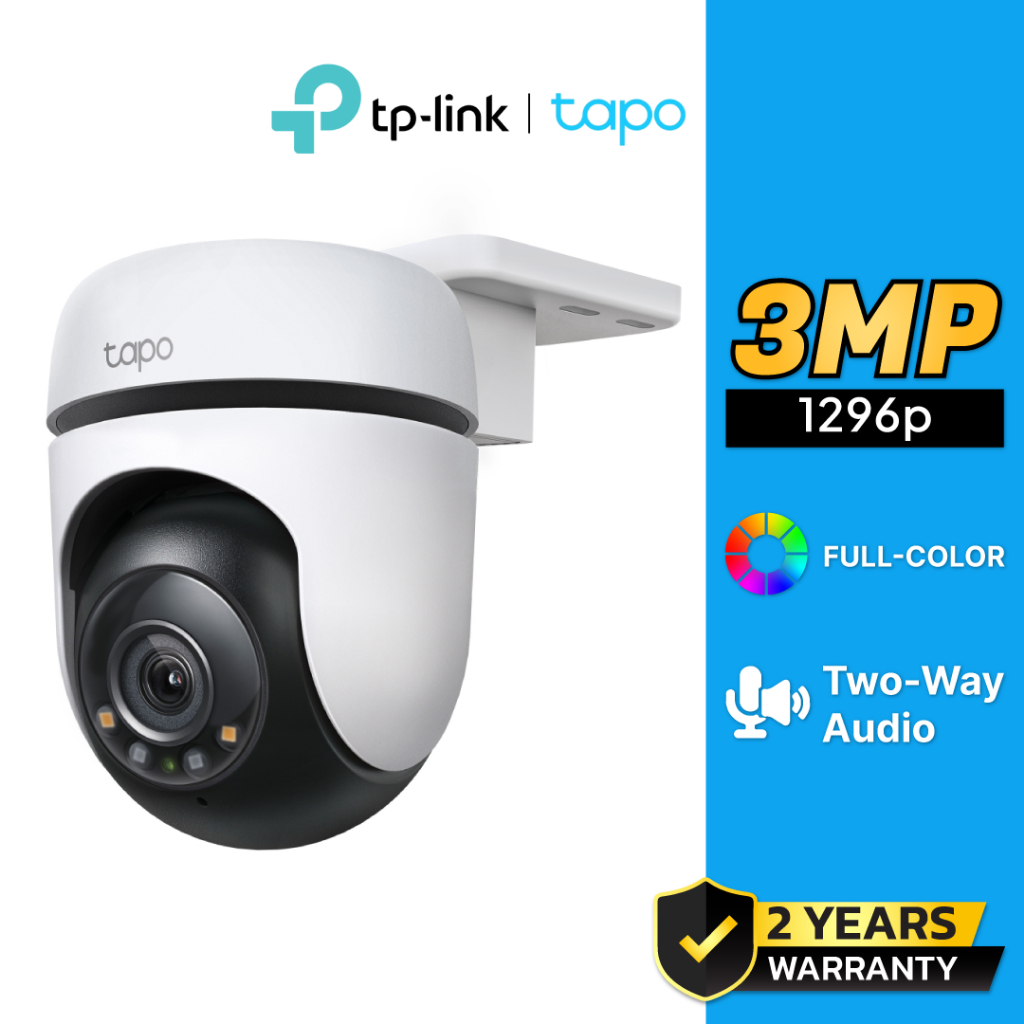 TP-LINK|TAPO กล้องวงจรปิด WIFI 4 ล้านพิกเซล รุ่น Tapo C510W (เลือกหน่วยความจำได้)