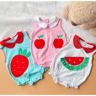 Lux Children บอดี้สูทรอมเปอร์ ชุดเด็กผู้หญิง ลูกสาวลายการ์ตูน สำหรับแรกเกิด -9 เดือน ได้เป็นเซตตามรูป