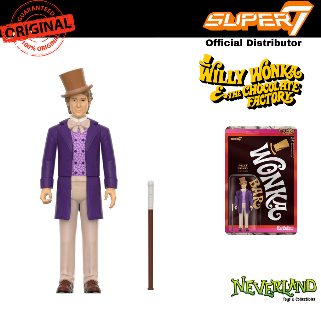 Super7 Willy Wonka & The Chocolate Factory Willy Wonka ReAction Figure