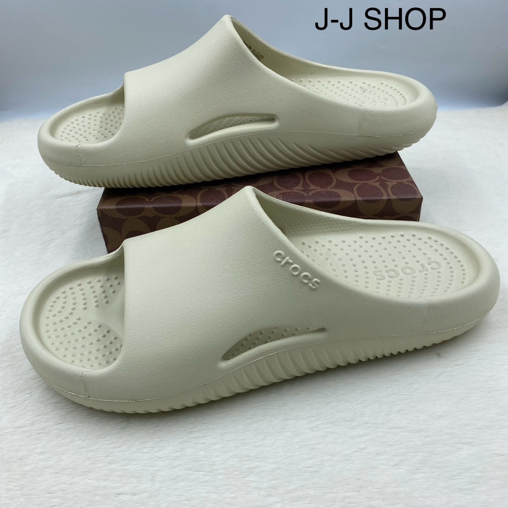รองเท้าแตะ Crocs รองเท้าแบบสวมสำหรับผู้หญิงและผู้ชาย รุ่น Crocs mellow slide สินค้าสวยคุณภาพดีน้ำหนักเบานิ่มมากๆใส่สบาย