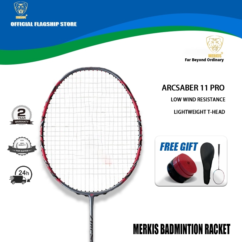 ARCSABER 11 PRO แบดมินตันคาร์บอนไฟเบอร์แข่ง ARC-11PRO Racket เดิม 4U 28 ปอนด์