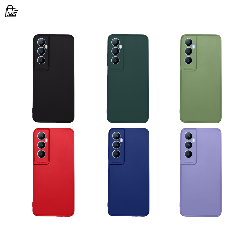 เคส สำหรับ Realme C65 RMX3910 เคสซิลิโคนนิ่ม กันกล้อง สีพาสเทล TPU หนา