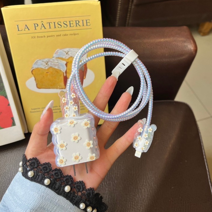 CT-(K) newชุดถนอมสายชาร์จ ลายมาใหม่ สินค้าสำหรับไอโฟน18w-20w สินค้าพร้อมส่งจากไทย ราคา ถูกที่สุด ดีลบีเคเค แกลเลอรีภาพที่ 5