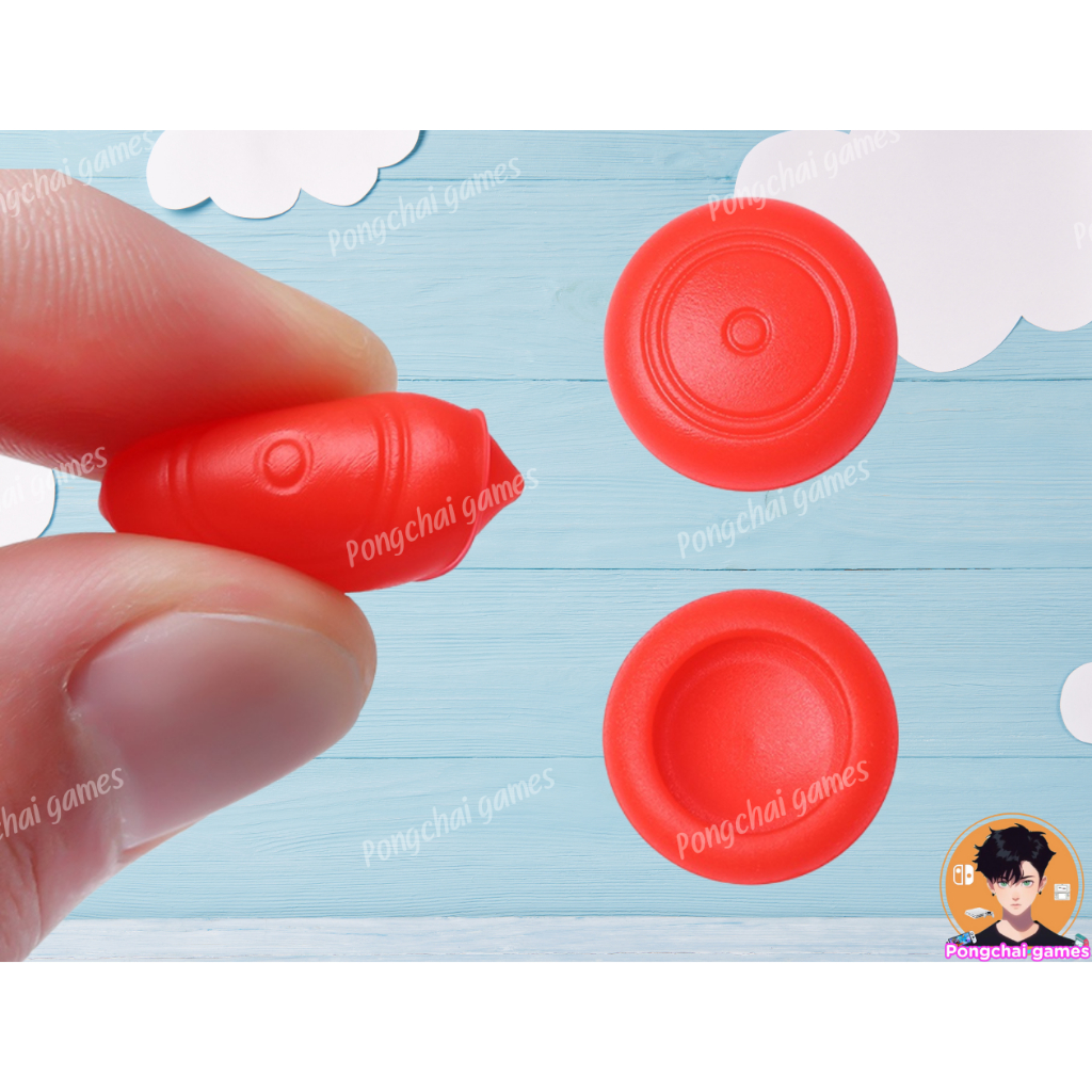 จุกยางลิโคน Nintendo Switch/Nintendo Switch Lite และ PS5 portal อนาล็อก Joy Con บาง นุ่ม กันลื่น