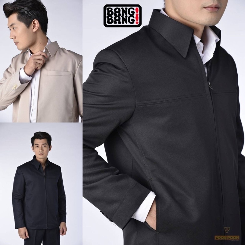 เสื้อคลุมสูท(ผู้ชาย) by BANG BANG แบบกระเป๋าเจาะอกซ้าย