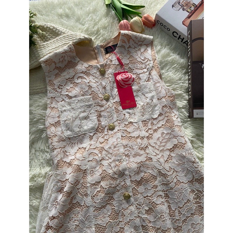 ชุดเชทป้ายwideliaRealงานลูกไม้สินค้าใหม่SizeM