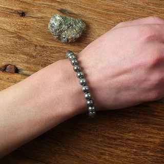 กำไลหินไพไรต์แท้ | Pyrite Bracelet เรียกเงินทอง เสริมโชคลาภ ความมั่นใจ เก็บเงินอยู่