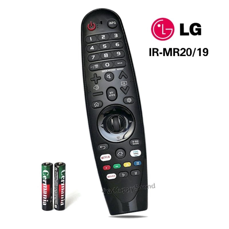 รีโมททีวี Smart TV ยี่ห้อ​ LG​ รหัส IR-MR20/19