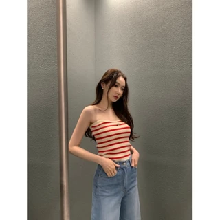 BY IRA (M501) U Knit tube top เสื้อเกาะอก ดีเทลว้าวหน้าอก สายฝอห้ามพลาด สีสันน่ารัก