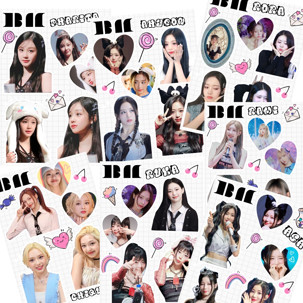 Baby monster สติ๊กเกอร์ sticker fanmade แบบไม่ไดคัท (ใช้กรรไกรตัดเอง) อ่านรายละเอียดก่อนสั่ง