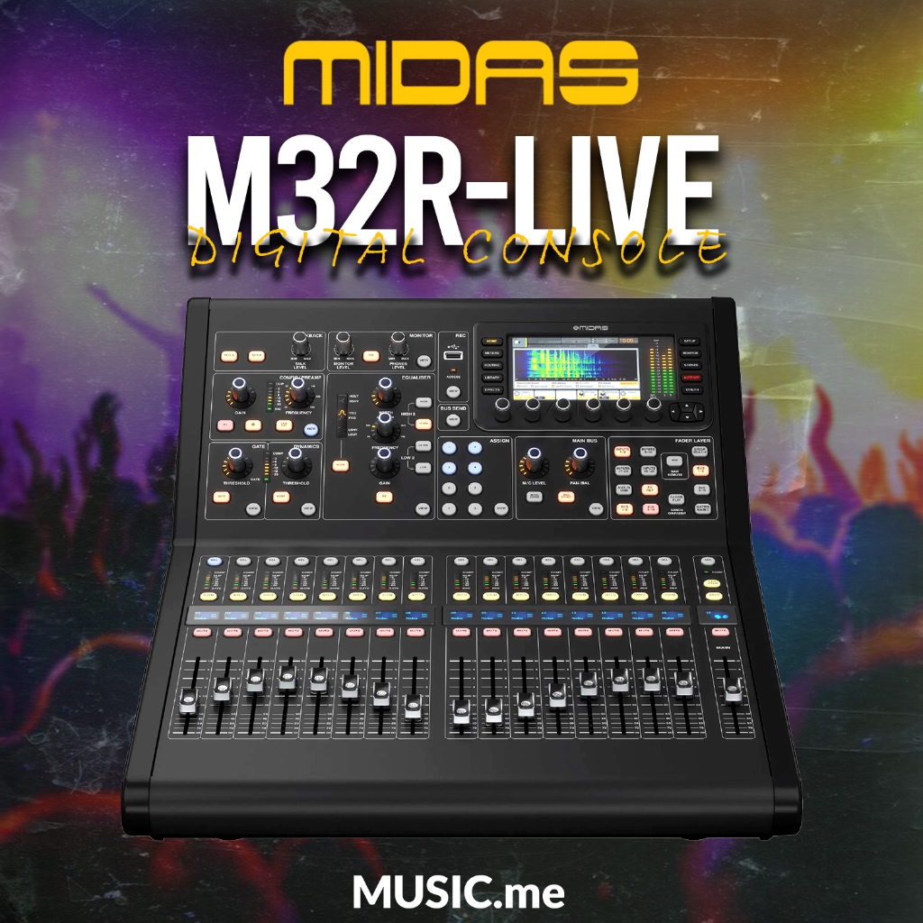 MIDAS M32R-LIVE Digital Console for Live and Studio