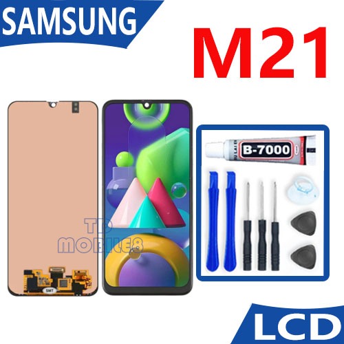 หน้าจอ LCD Display จอ+ทัช samsung galaxy M21,M215F จอพร้อมทัชสกรีน กาแลคซี่ M21 สามารถเลือกซื้อพร้อม